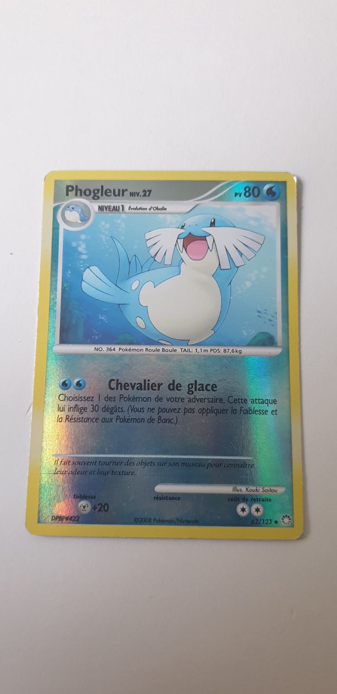 Pokémon Carte collezionabili: Pokemon Phogleur 62/123 Holo – Usato da St-Sulpice VD venduto da Miwix