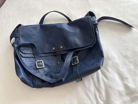 Tasche FREITAG blau Schultertasche Masse L39 H26 T12 cm