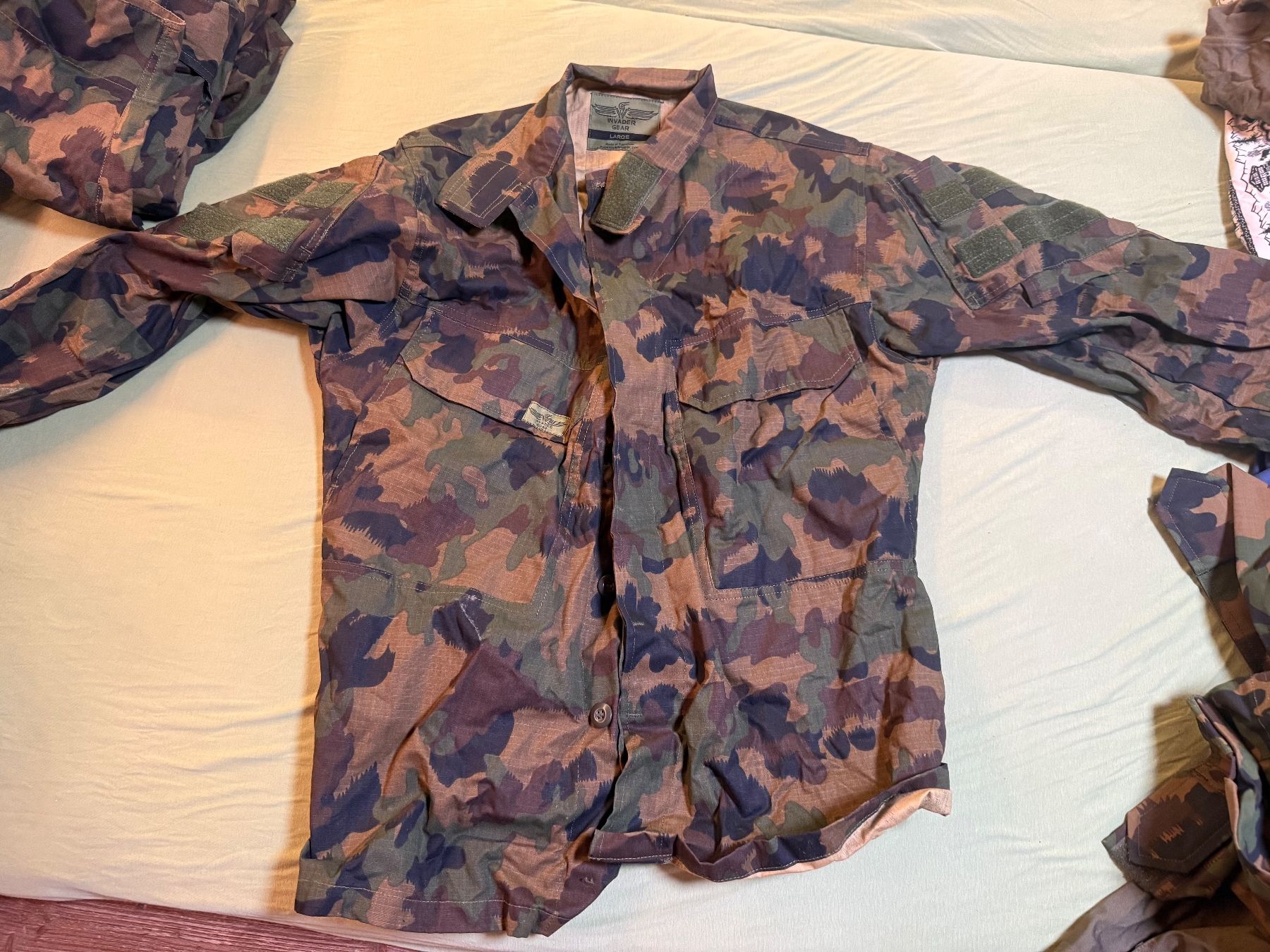 Uniformi: Swiss camo 90 Anzug Set Ripstop Schweizer armee Muster – Usato da Bazenheid venduto da Pasci0122 2