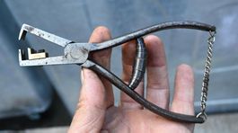 alte Abisolierzange KNIPEX länge 15cm