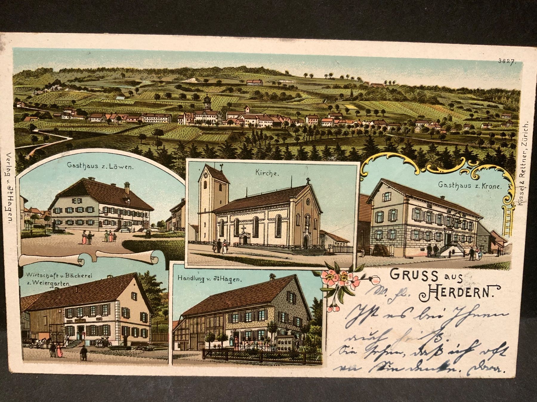 Cartoline postali: AK HERDERN   1902 – Usato da Wila venduto da 7churfirsten