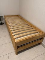 UTÅKER Bett, stapelbar, Kiefer, 80x200 cm MIT einer Matratze
