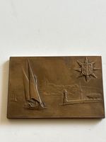 Gedenkplakette Tunnel du Simplon Genf 1906 Bronze (S39)