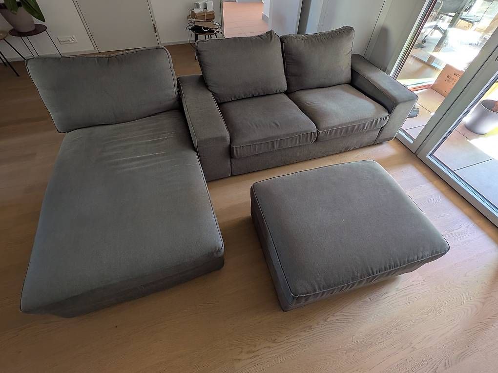 Ikea Divani: IKEA KIVIK Sofa + Liege + Hocker – Usato da Zürich venduto da marczh 1