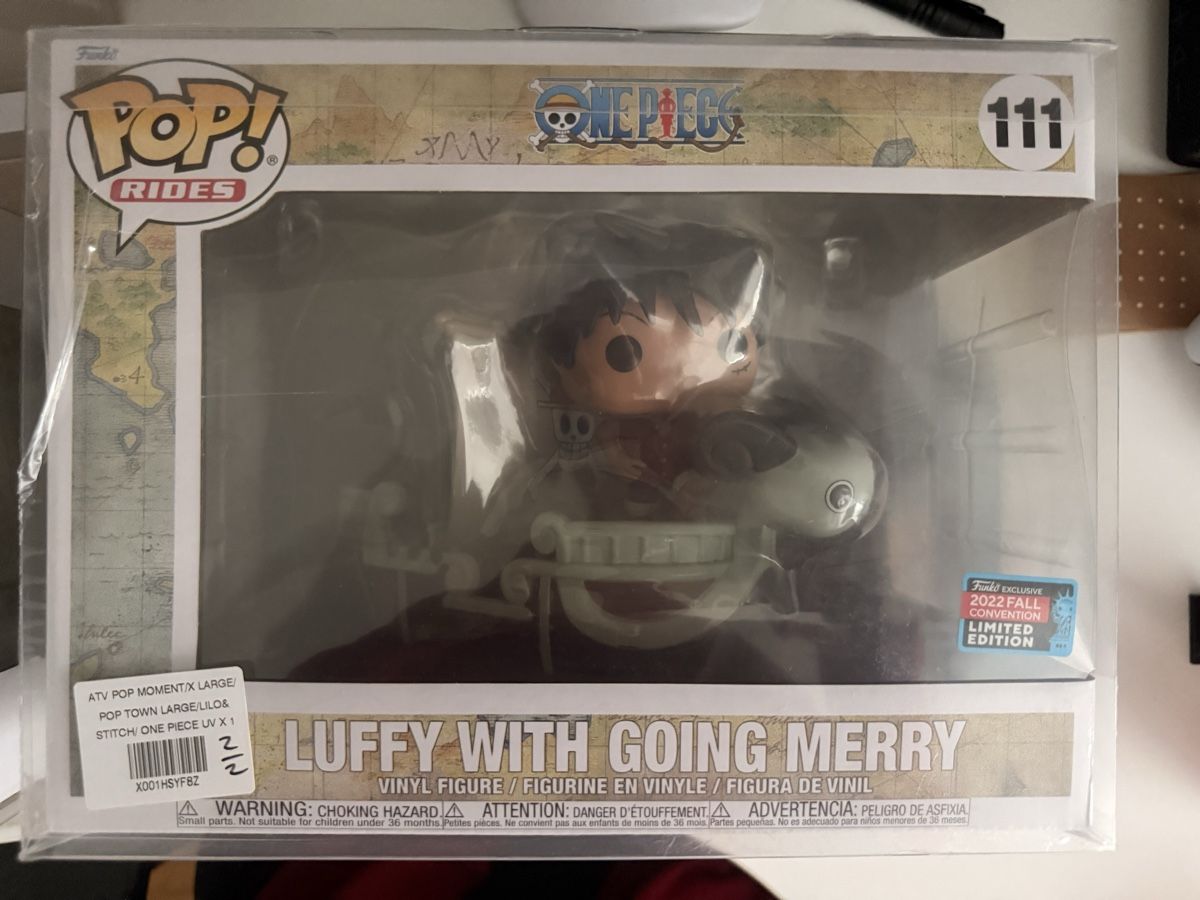 Funko Statuette: Funko Pop One Piece Luffy With Going Marry – Nuovo e nell'imballaggio originale da Luzern venduto da cha_2x2f