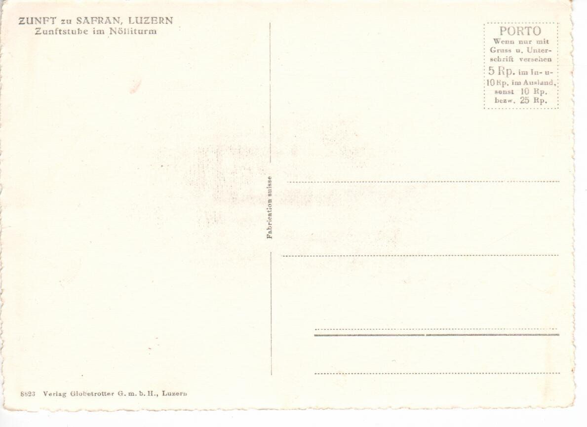 Cartoline postali: Zunft zu Safran Luzern – Usato da Wolhusen venduto da Curver9 1