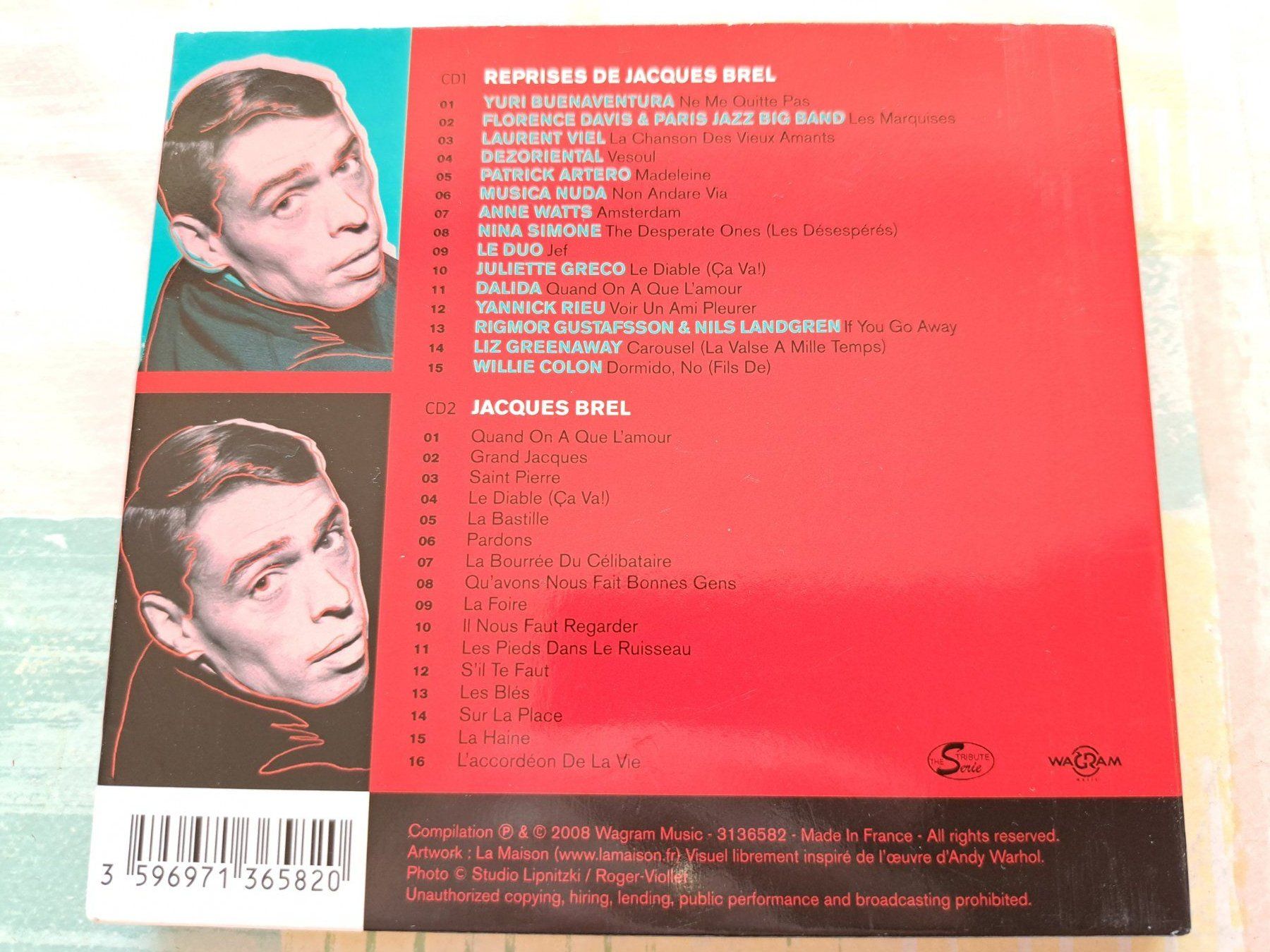 CDs: Cd Jacques Brel - Tribute to  – D'occasion à Pully par bro_n52j 1