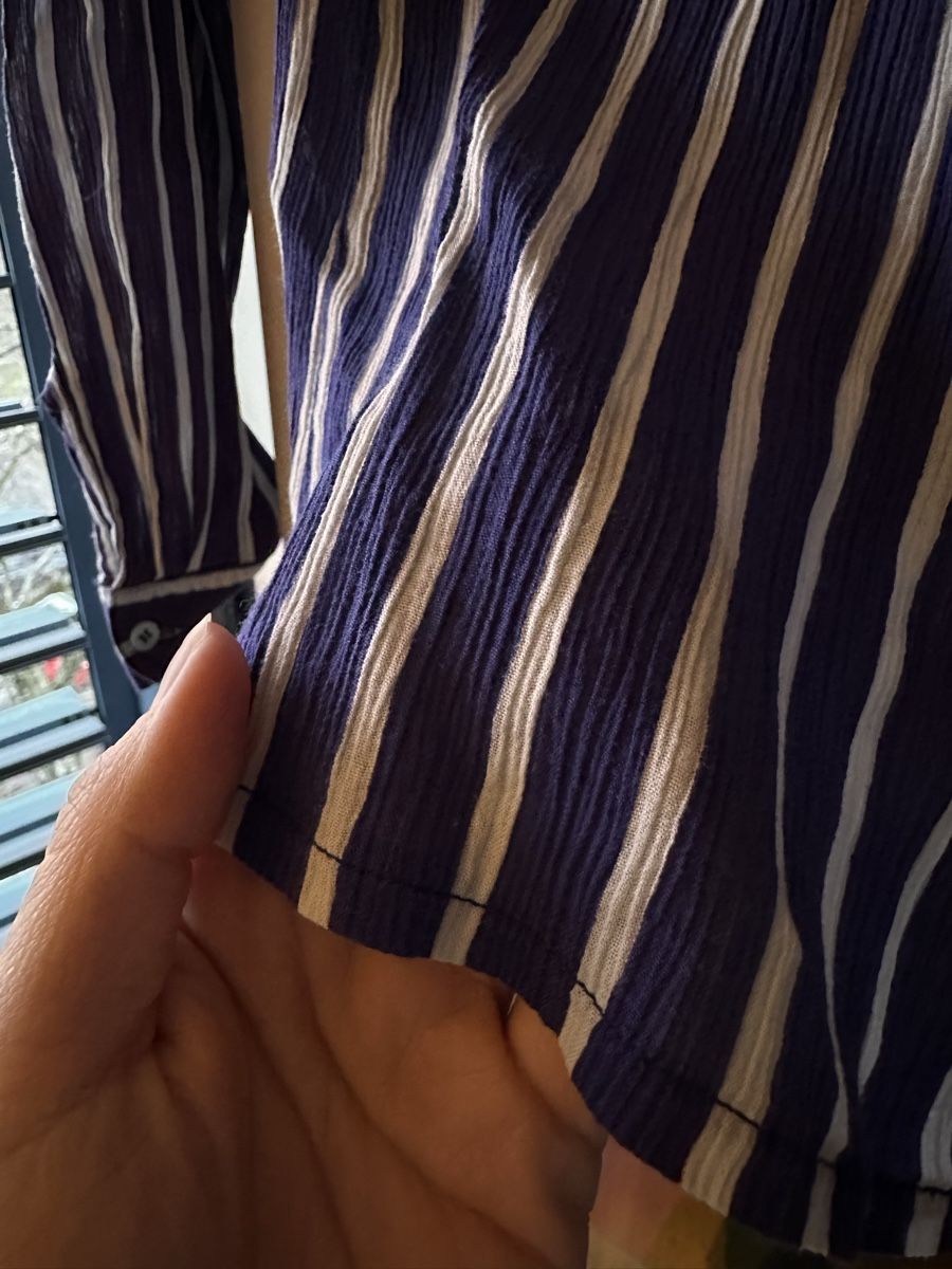 Blusen: Bluse Blau gestreift leichter Stoff – Gebraucht aus Zürich von BettinaMarie2308 3
