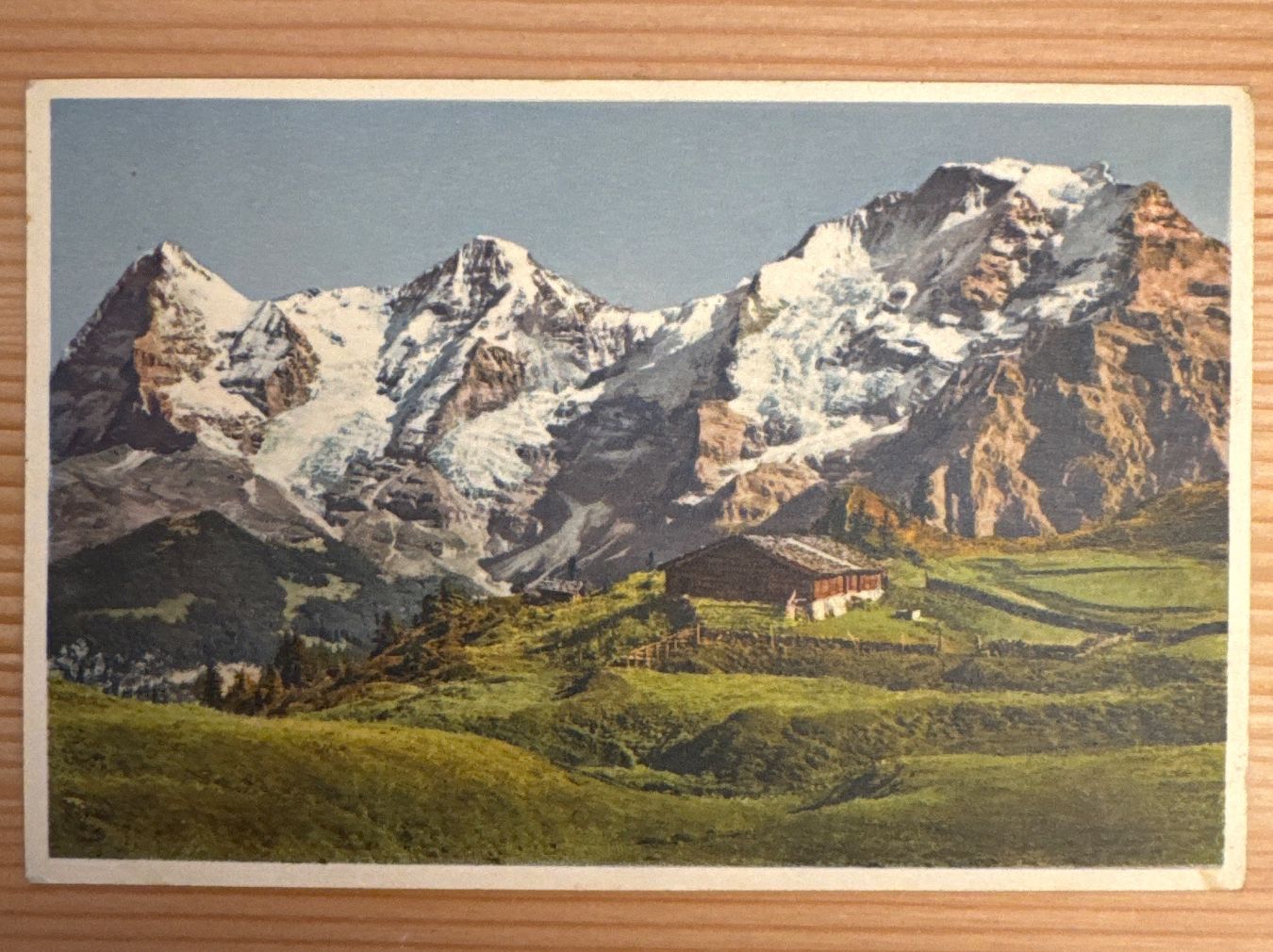 Cartes postales: 6 antike Ansichtskarten, mit gemalten Landschaften im Wallis – Neuf (Voir description) à Zürich par Tarafo5 6