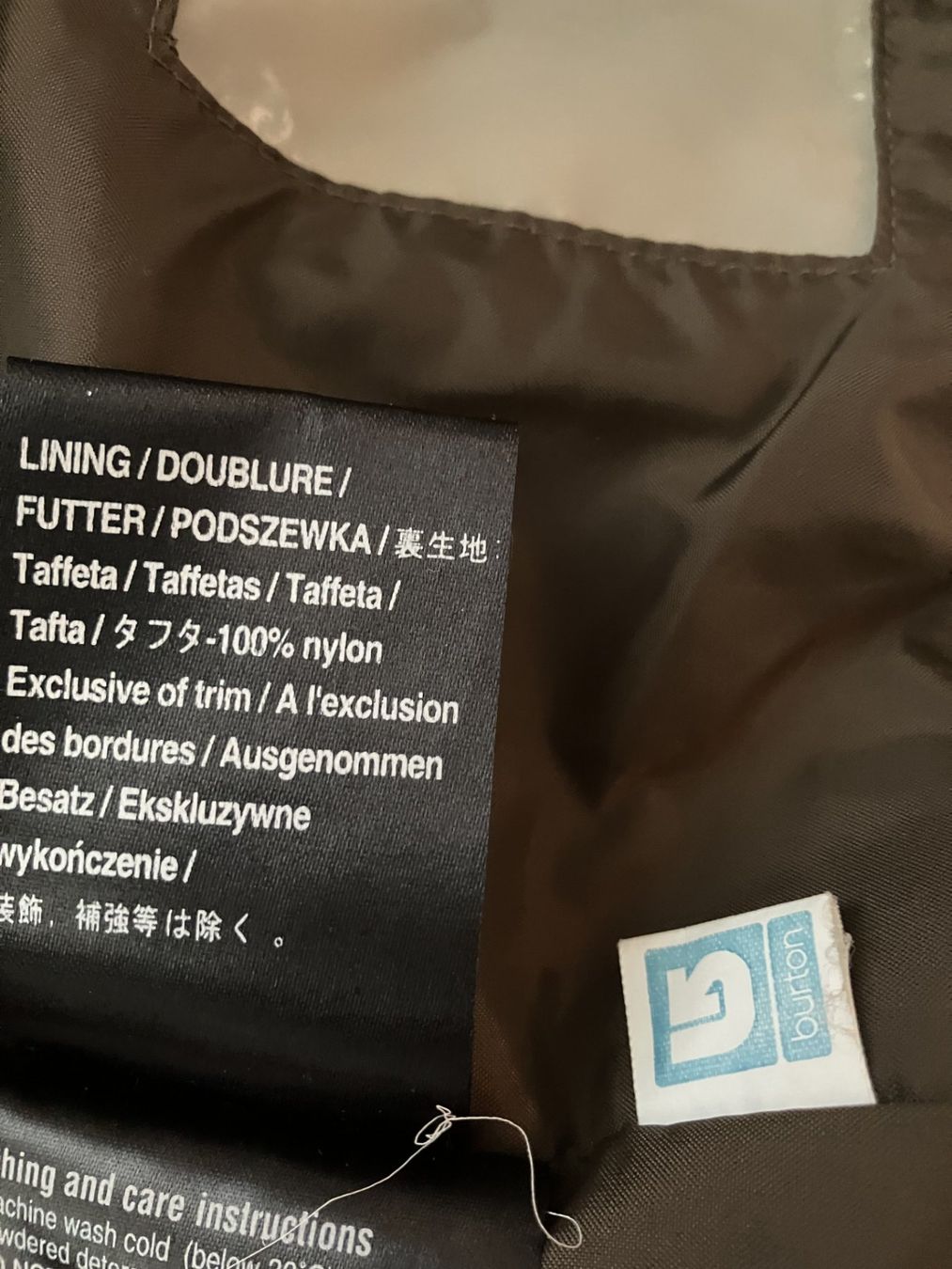 Giacche: Burton Ski Jacke S- mit Vogel Muster – Usato da Rotkreuz venduto da Vkahlo 5