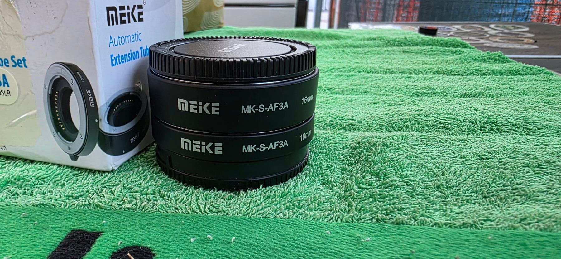 Meike Adattatori foto: Meike MK-S-AF3A Macro Ring zu Sony E-Mount-FE Mount – Usato da Cugnasco venduto da surfin60 2