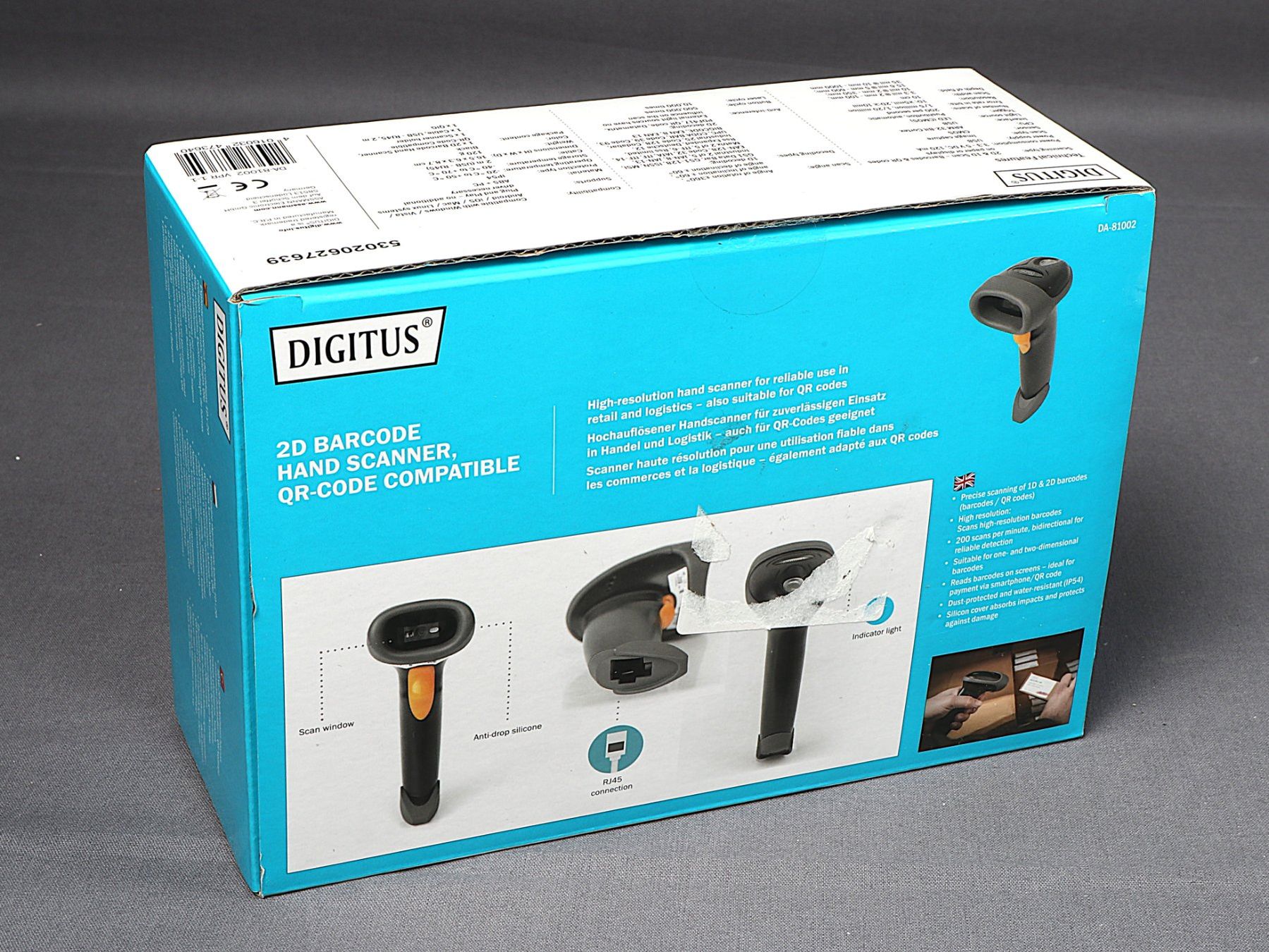 Scanner: DIGITUS 2D Barcode Hand Scanner – Neu (gemäss Beschreibung) aus Steinen von Restwert_Steinen 7