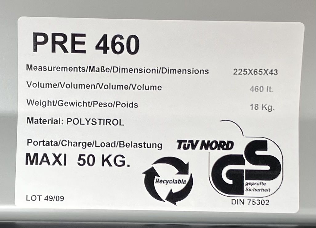 Coffres de toit: Coffre de toit Pilot PRE 460 460L gris comme neuf  – Neuf (Voir description) à Dompierre VD par immorentes 6