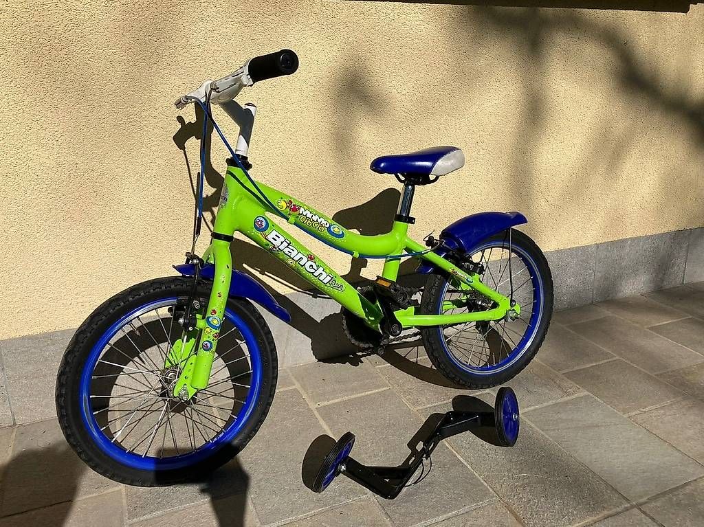 Velos: Bicicletta bambino 16 Bianchi originale – Gebraucht aus Olivone von ped_mw9w 4