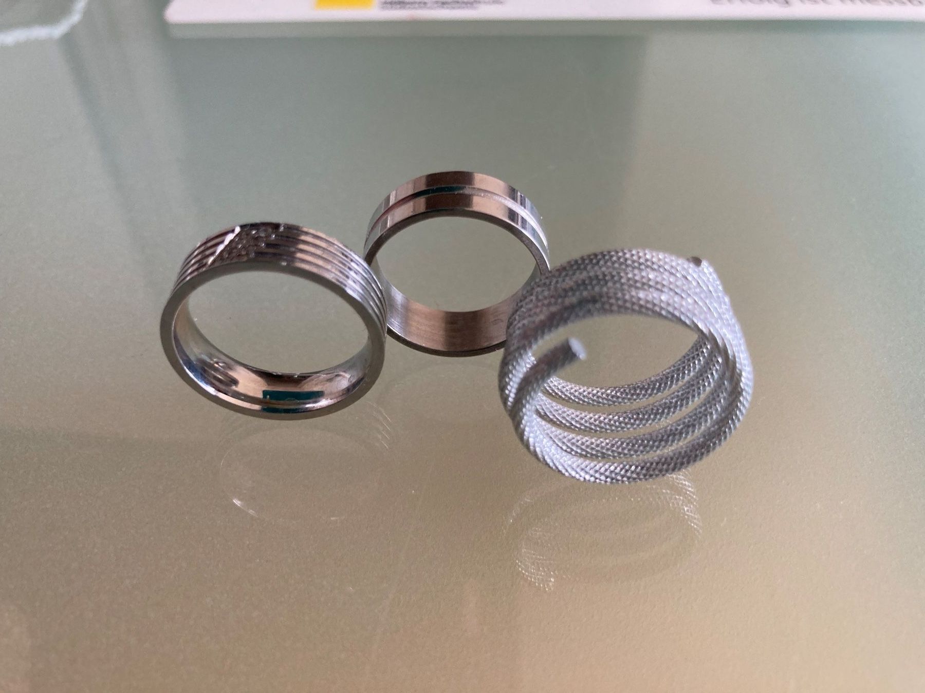 Ringe: Drei Fingerringe, Modeschmuck – Gebraucht aus Samedan von chickenrun01 6