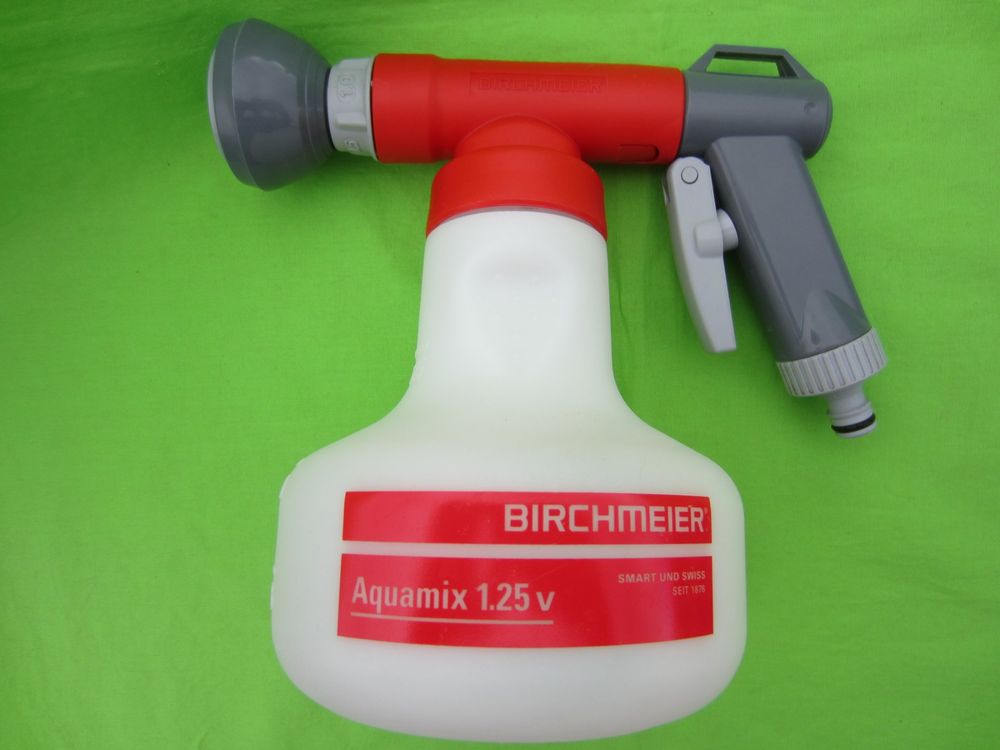 Birchmeier Aquamix 1.25  Mlangeur D'Engrais Prcis 4 Dosages   Pulvrisateur Doseur Pour Engrais Liquide Sans Arrosoir Dosage Engrais  Liquide