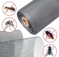 Insektenschutz, Fliegengitter 200x400cm grau Polyester