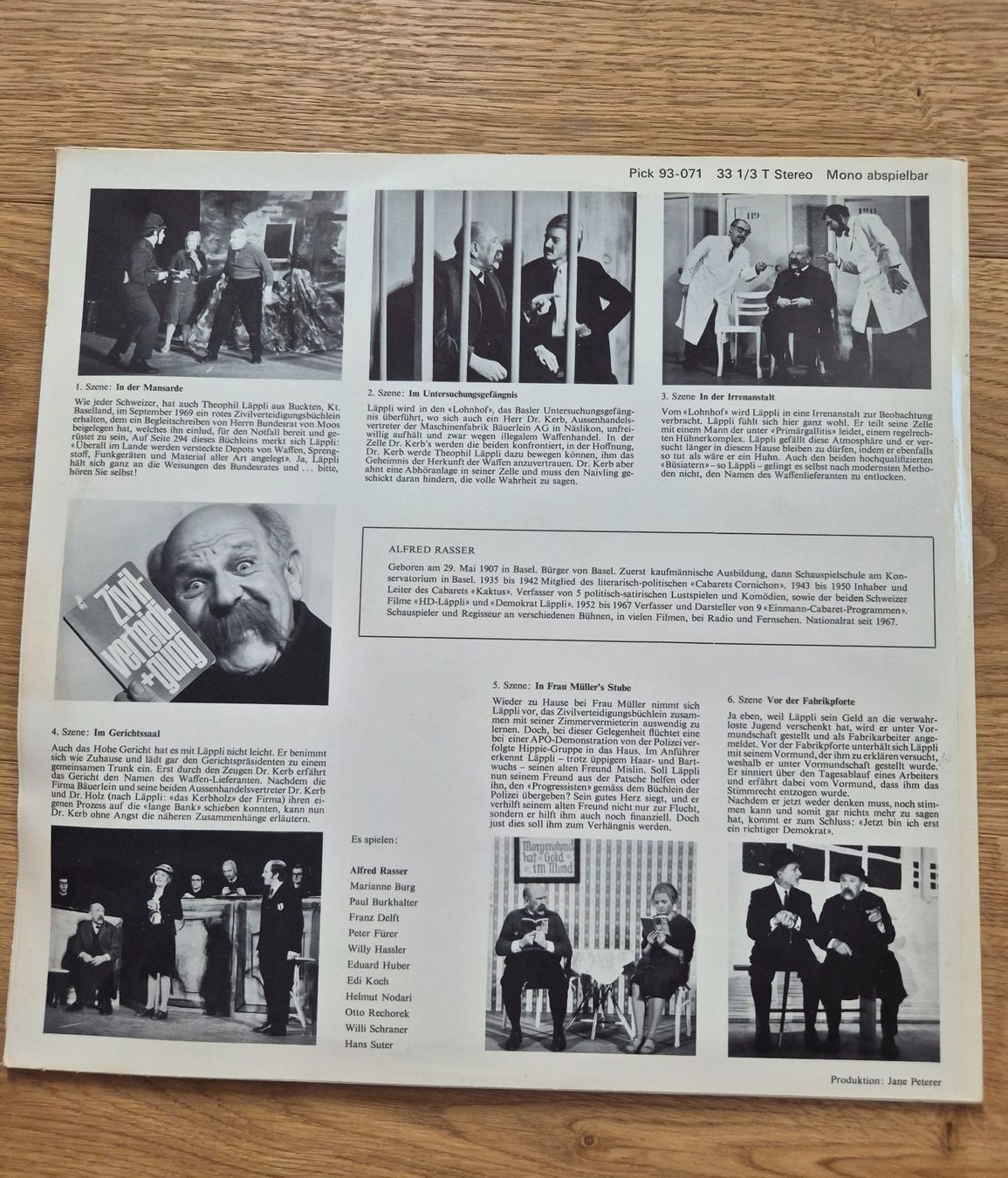 Dischi in vinile: Schallplatte "Zivilverteidiger Läppli" – Usato da Gams venduto da tischi97 1