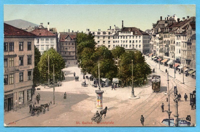Cartes postales: St. Gallen - Marktplatz – Neuf (Voir description) à Opfikon par Prophila