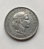 1887 20 Rappen unz KW: Fr. 400.-