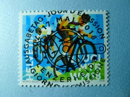 2018 Sondermarke UCI Mtb World Champ. ET Vollstempel 1674