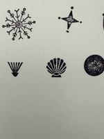 Rubber stamp: seashell 