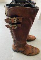Schöne Stiefel braun inklusive Stiefelhalter Grösse 37