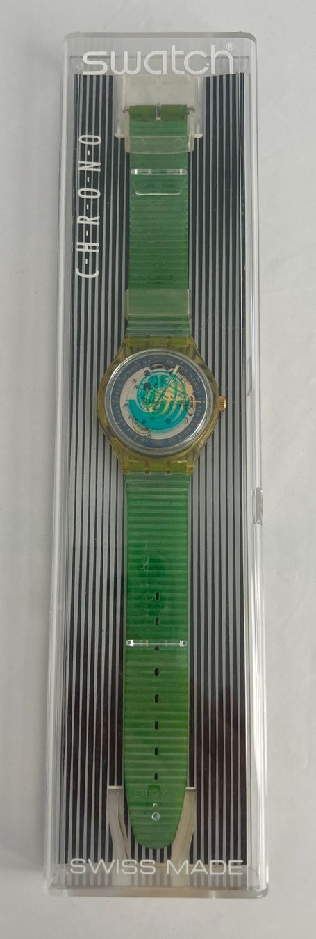 Swatch Orologi: SWATCH, Chrono - Automatic Sak102, 1992 Neon – Usato da Zürich venduto da Drahtzug