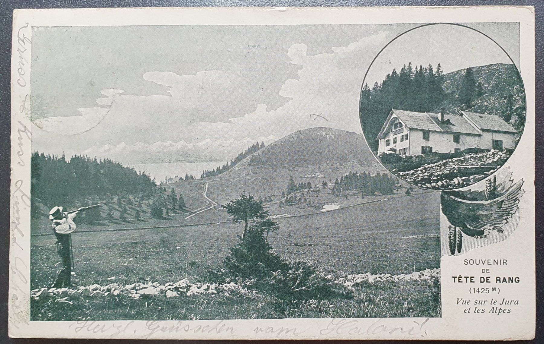 Cartoline postali: Souvenir de Tete de Rang 1905 – Usato da Kreuzlingen venduto da Rschweiz1