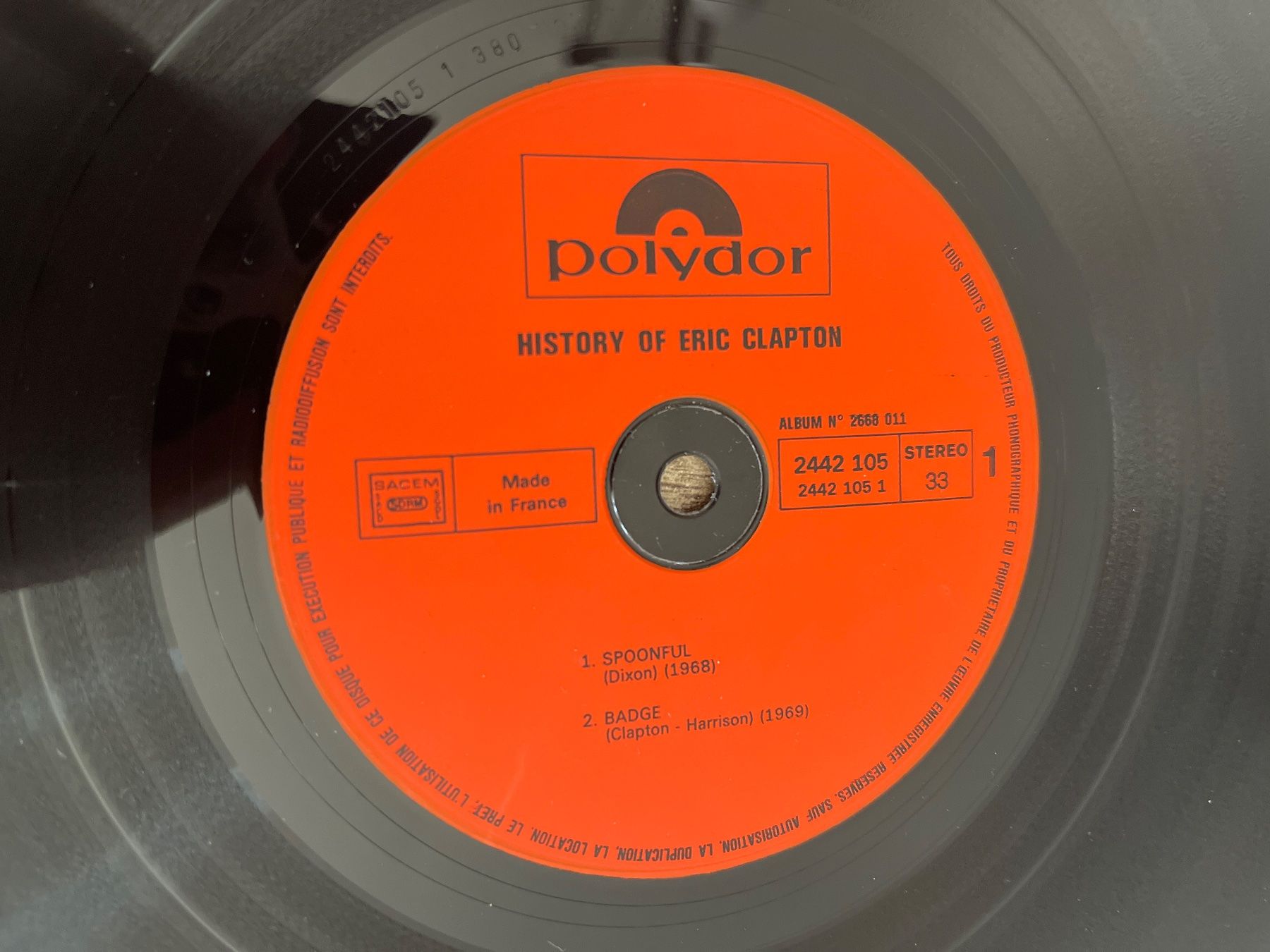Dischi in vinile: A50/Eric Clapton - History of Eric Clapton – Usato da Frutigen venduto da Philippe_jsp 2