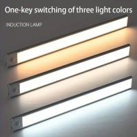 Bewegungsmelder 20cm LED Unterbauleuchte USB Batterie Leiste