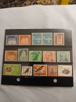Timbres Helvetia et divers pays 15 pièces
