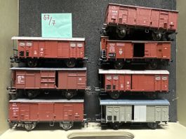 57/7 H0 Güterwagen gebrauchter Zustand ab 39.-
