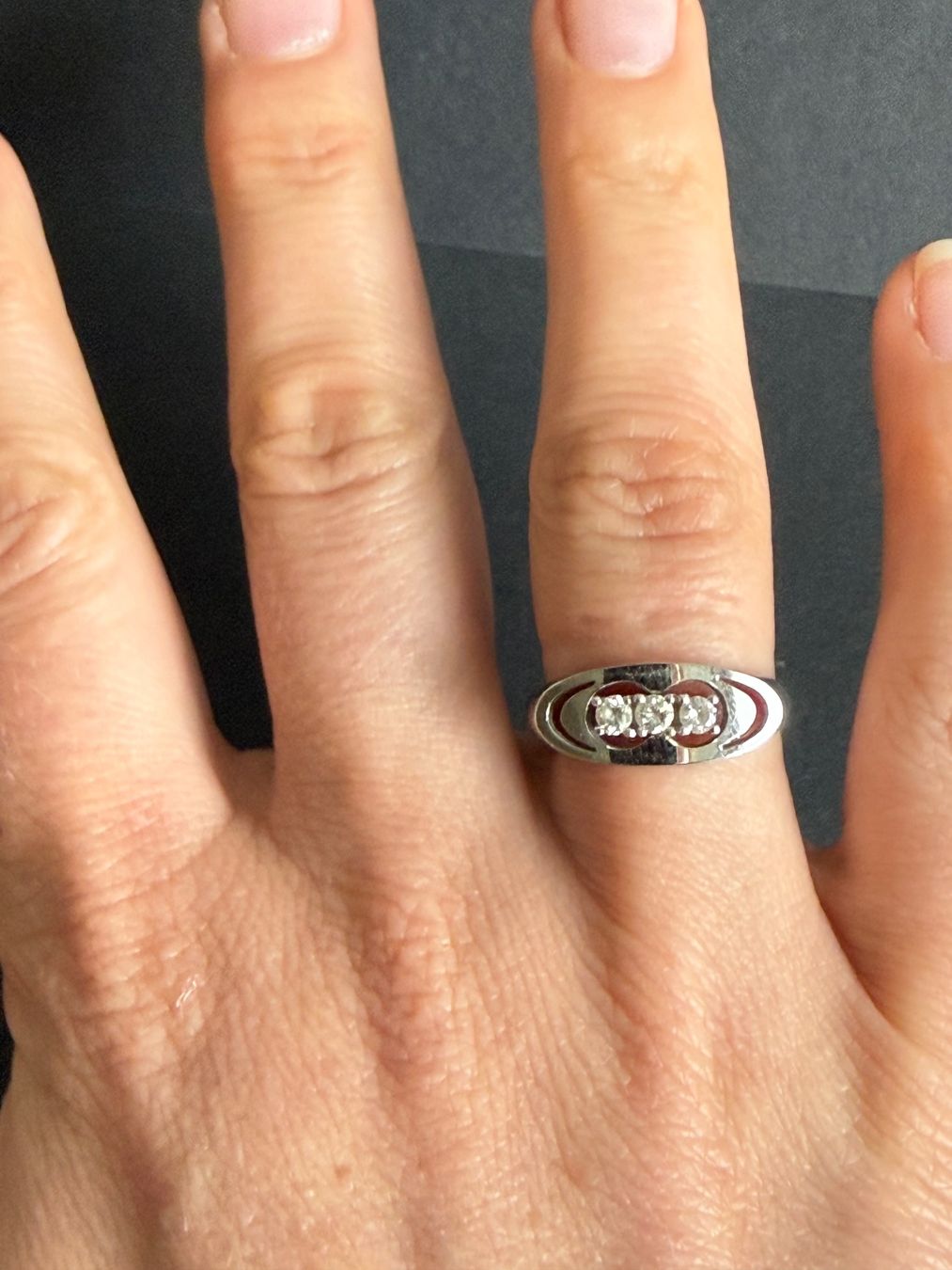 Anelli: Weissgold Ring mit Diamanten 585, 14K – Usato da Spiegel b. Bern venduto da Rogger72 8