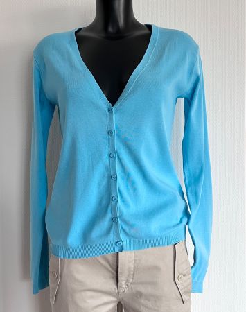 BENETTON 💜 GR 40 Cardigan Feinstrickjacke Jacke