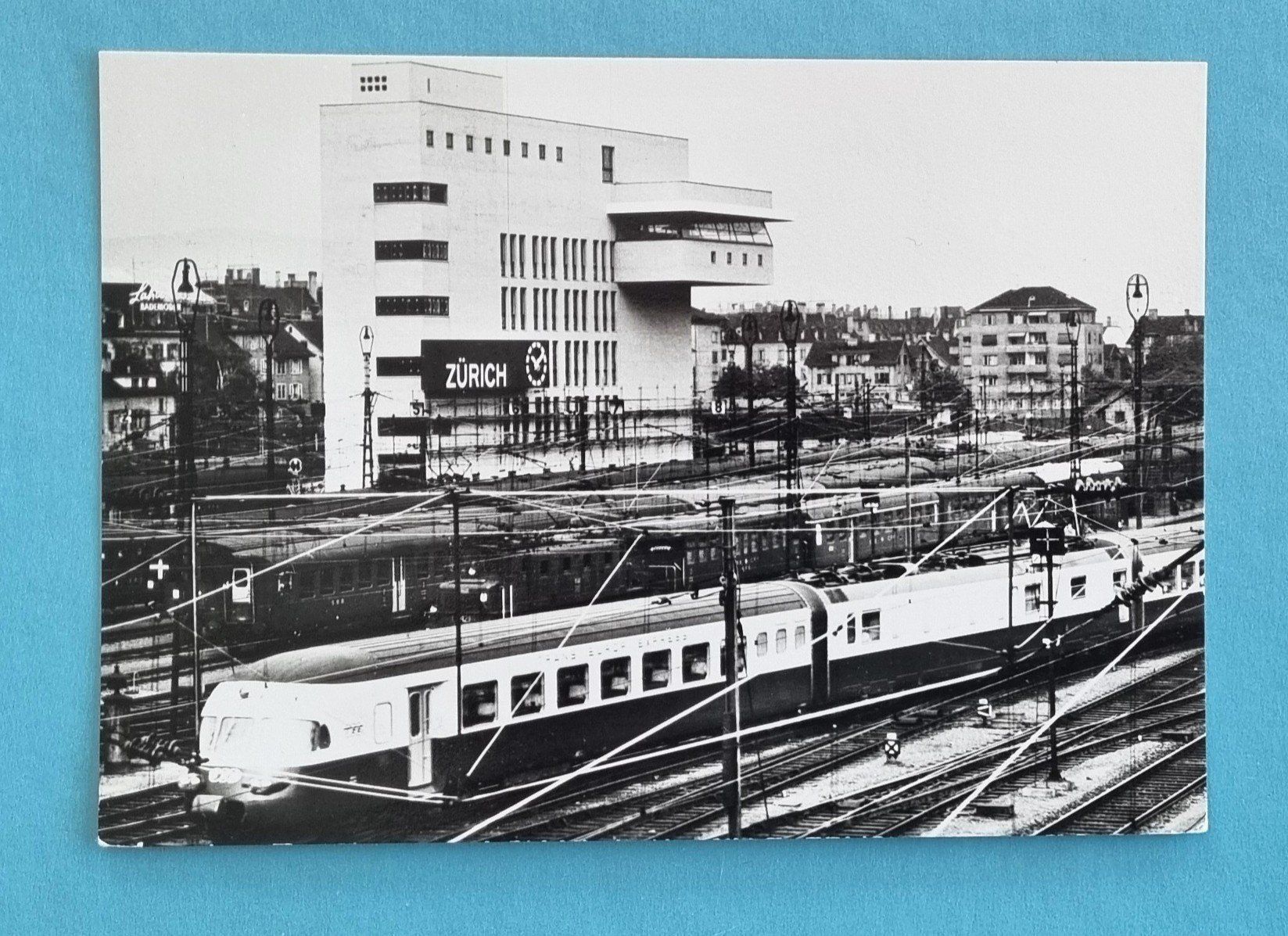 Cartoline postali: Zürich - Bahnhof - Eisenbahn – Usato da Rothrist venduto da RROENK