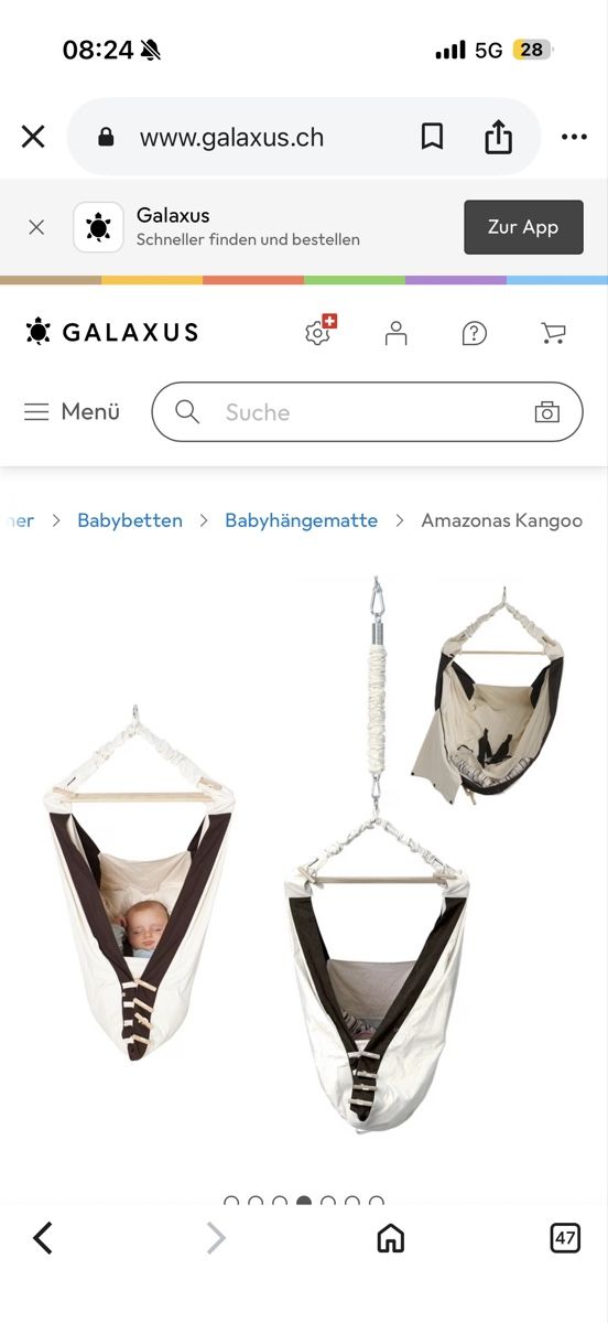Wippen & Schaukeln: Baby Hängematte Gestell Amazonas neuwertig – Neu (gemäss Beschreibung) aus Egg b. Zürich von Flummi 2