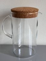 IKEA Kanne mit Deckel, Klarglas mit Kork, 1.5 l