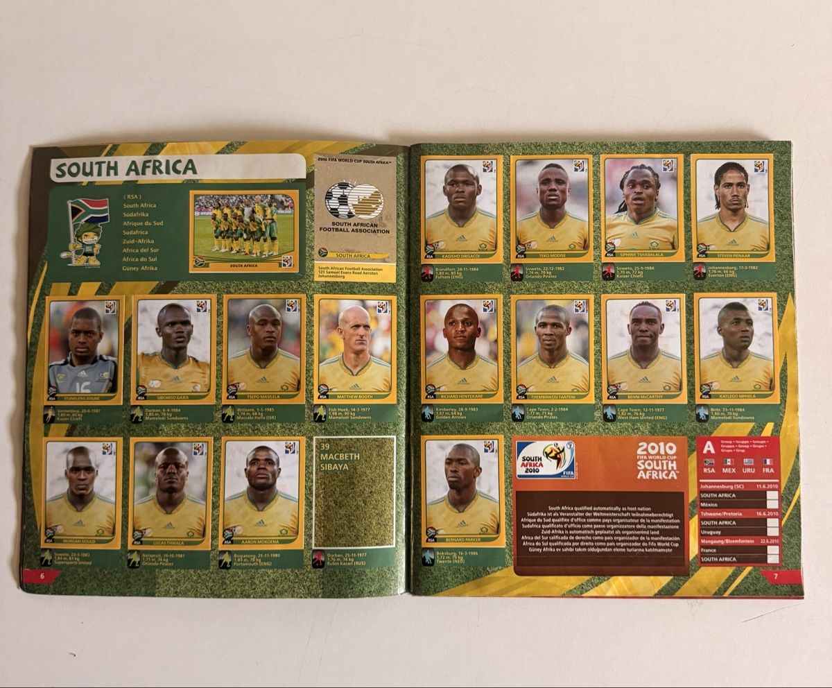 Panini Album: WM Klebeheft 2010 – Usato da UNTERSIGGENTHAL venduto da s_rzb8 1