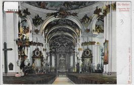St. Gallen - Inneres der Cathedrale