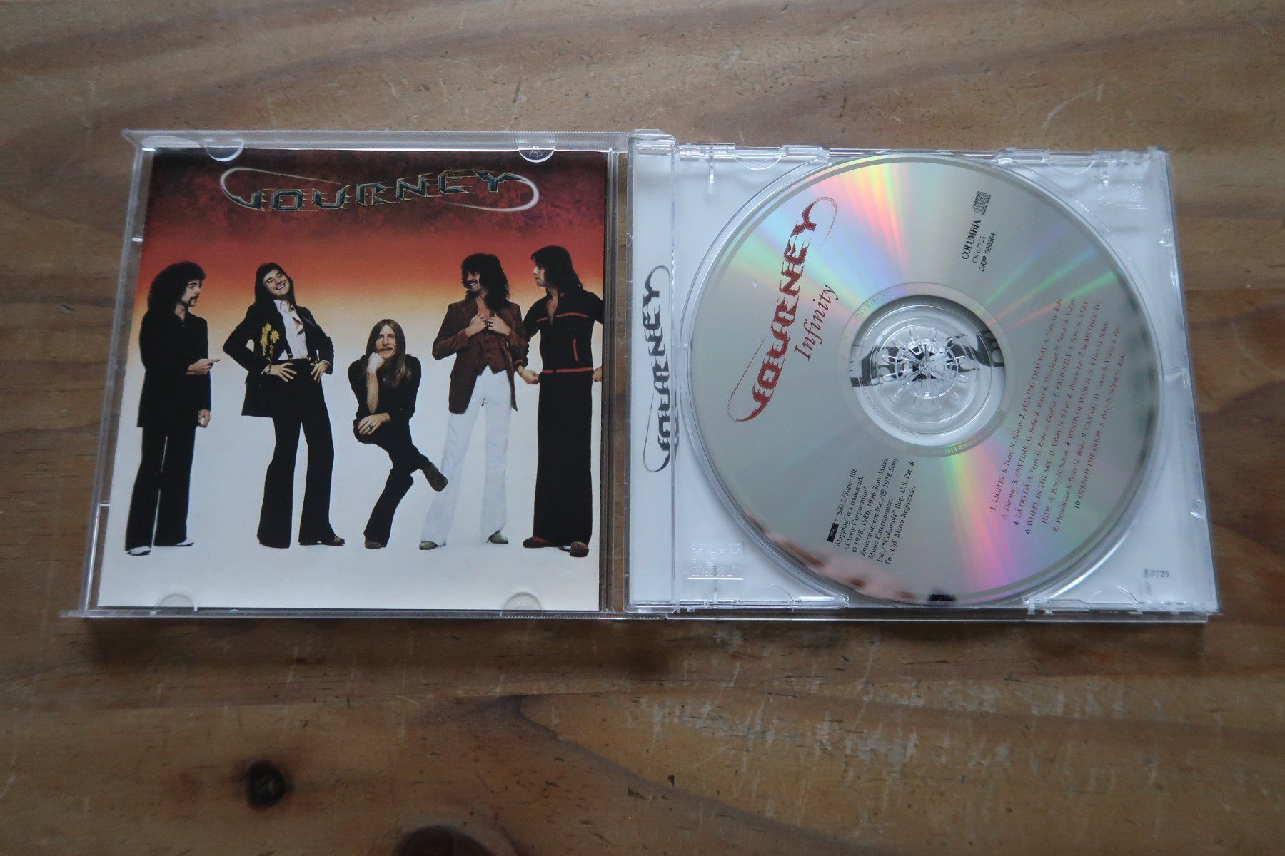 CDs: JOURNEY - INFINITY - STEVE PERRY CD – Gebraucht aus Basel von  3