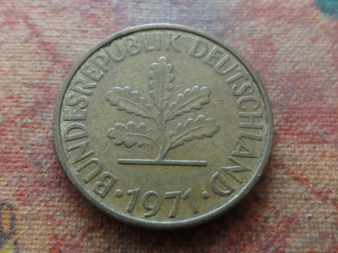 Tutti le monete: DEUTSCHLAND 10 Pfennig 1971 – Usato da Romanel-sur-Lausanne venduto da Swift13
