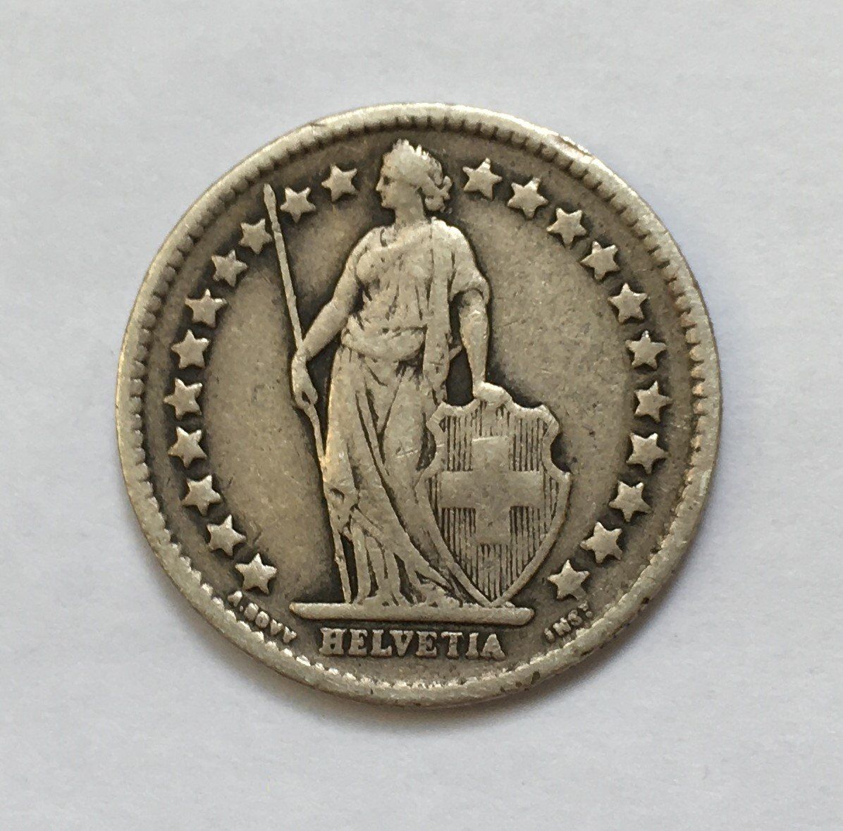 Alle Münzen: 1899 50 Rappen ss+ – Gebraucht aus Kirchberg SG von Helveticus00 1