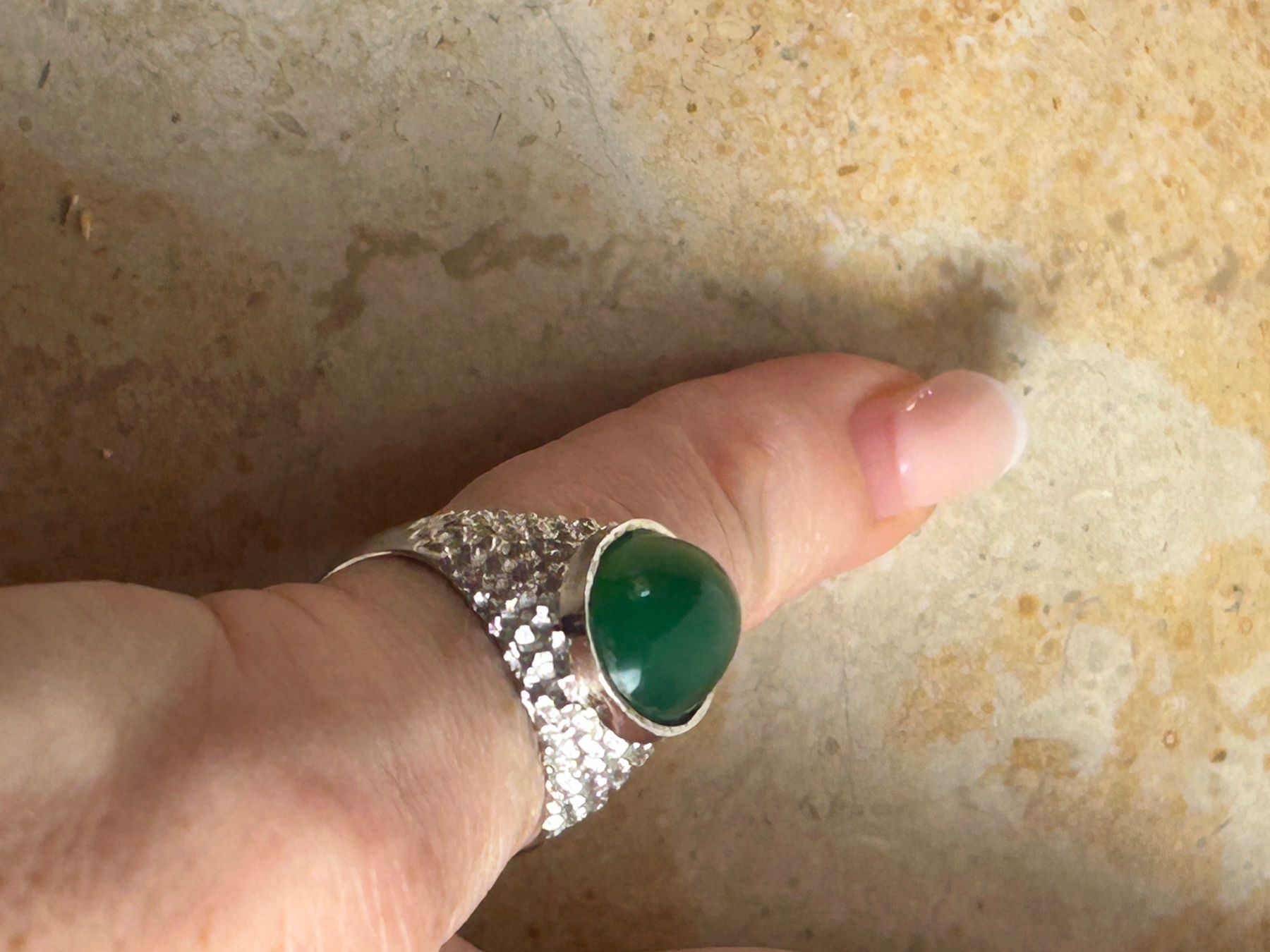 Ringe: Vintage Ring edel GREEN (Grösse 53) – Gebraucht aus Dittingen von Bijoubelle 3