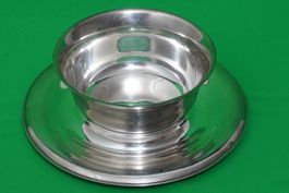 Elegante Saucenschüssel Saucière versilbert