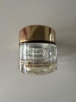 Glastiegel von Estée Lauder mit Diamantschliff leer