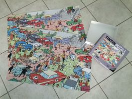 Tintin Puzzle, Le Rallye de Moulinsart 1000 pièces + poster