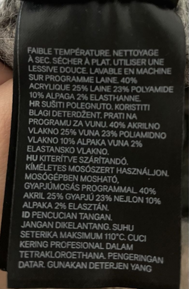 Pulls & Sweat-shirts: Pull gris en laine/alpaga mélangés – D'occasion à Biel/Bienne par sybilline 2