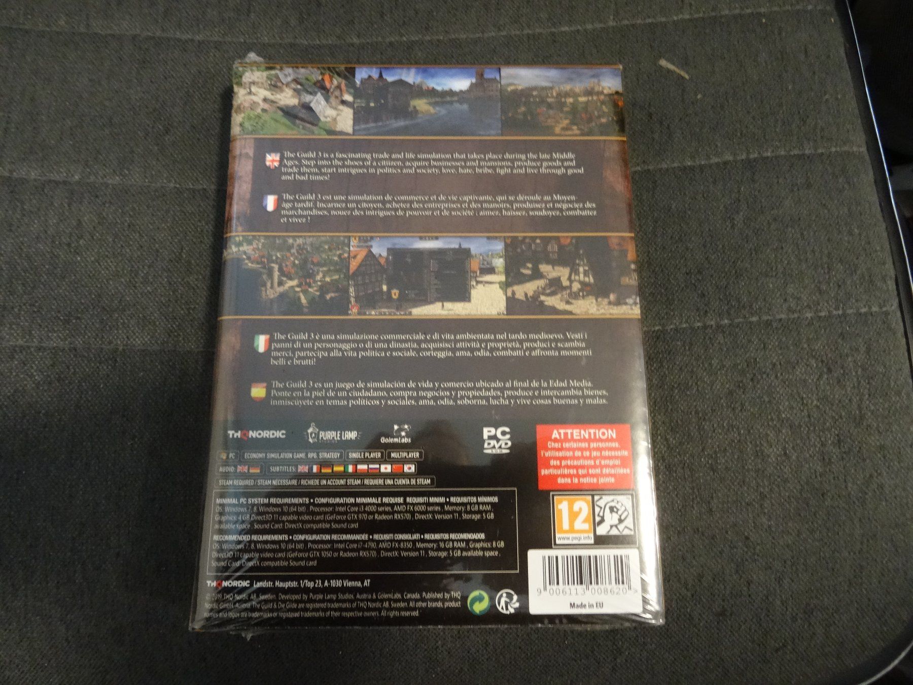 Spiele: The Guild 3 (E/F/I/S) PC NEUWARE – Neu und originalverpackt aus Olten von Disc-Ausverkauf 1