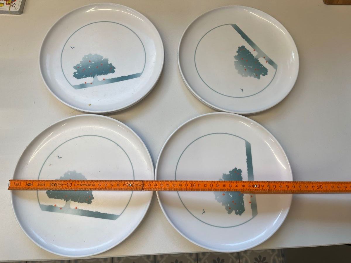 Teller: 4 Essteller, Durchmesser 25cm, Kunststoff, Camping – Gebraucht aus Wiesendangen von Pinacle 2